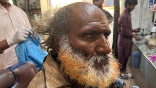 90 year old homeless peopel hair transformetion resque rode side