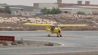 Microlight Airplane Landing