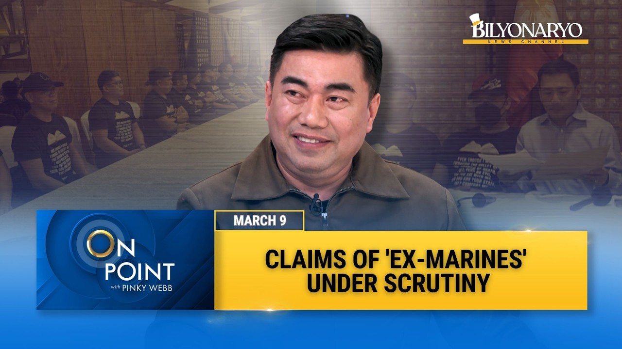 On Point: Claims of ‘Ex-Marines’ Under Scrutiny | NBI Director Melvin Matibag