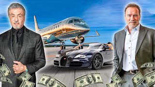 Sylvester Stallone VS Arnold Schwarzenegger - Luxury Lifestyle War