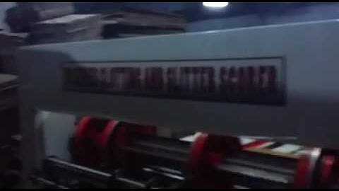 Combined rs 4 rotary slotter creaser with auto feeder