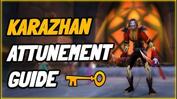 TBC Classic Karazhan attunement key guide