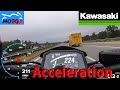 Kawasaki Z900 (2021) - ACCELERATION - GPS measured