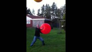 Juggling Yoga Balls 2
