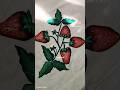 Strawberries on fabric? Say less. 🍓✨🎨❤️#FabricPainting #HandmadeWithLove #TextileArt