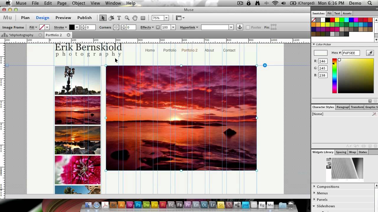 creating a portfolio