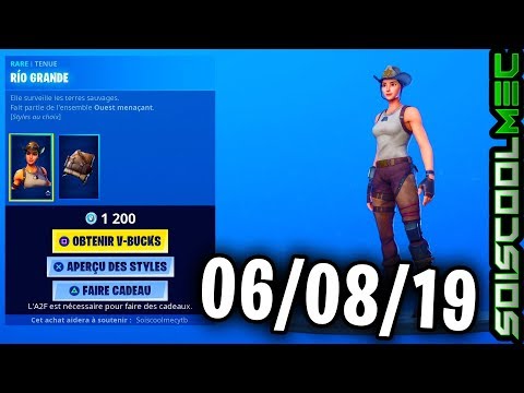 boutique-fortnite-6-aoÛt-2019,-nouveau-skins,-item-shop-august-6,-2019