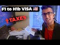 How i file taxes as a software engineer in usa f1 to h1b visa