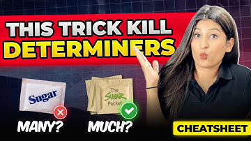 Determiners in One shot😎 Cheatsheet + Guaranteed questions🔥 BEST SHORT TRICKS✅