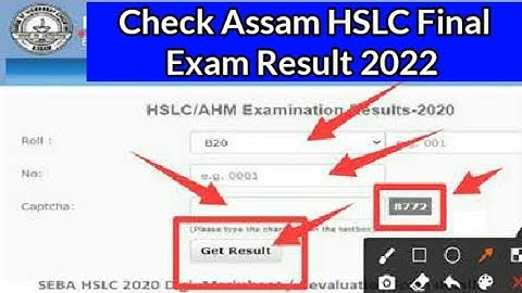 Check Assam HSLC final exam result 2022 || How to check Assam matric final exam result 2022 #hslc