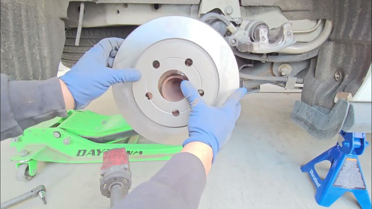 2019 Ford Transit Connect rear brake pads and rotors replacement - YouTube