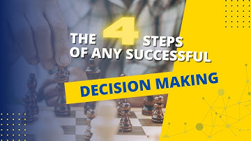 The simple 4 steps of any successful decision making 高效決策四步曲