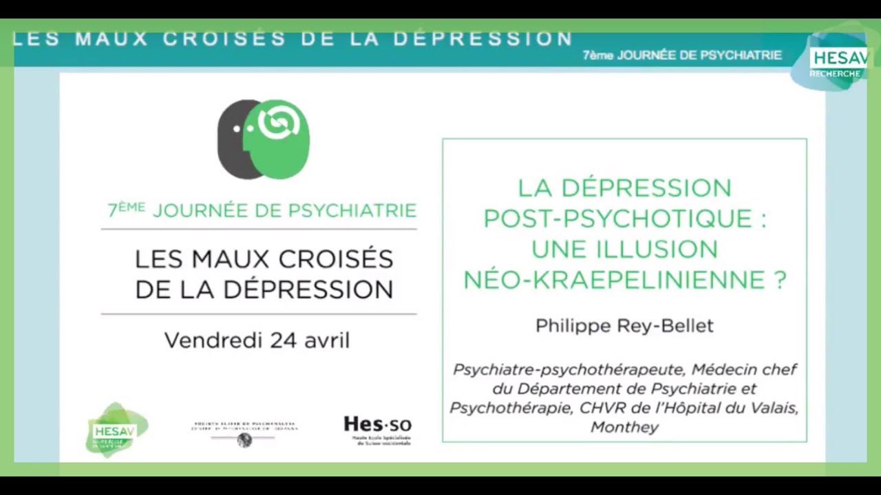 La Dépression Post-Psychotique : Une Illusion Néo-Kraepelinienne