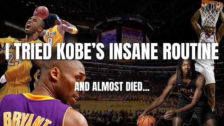 I TRAINED LIKE KOBE FOR 24 HOURS! Can a D2 Athlete Survive Kobe Bryants INSANE Daily Schedule?