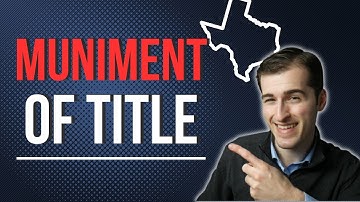 Muniment of Title in Texas