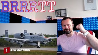 SCOTTISH GUY Reacts To Top 7 Badass Planes In The US Military 🇺🇸