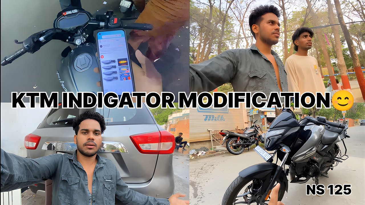 NEW MODIFICATION ON MY PULSAR NS 125😊|| KTM INDICATOR INSTALLATION 🔥 
