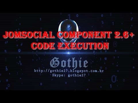 JomSocial component 2.6+ Code Execution Exploit by Gothie