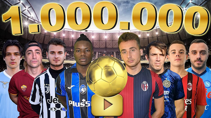 IL PALLONE D'ORO DI YOUTUBE ITALIA - SPECIALE 1.000.000 di ISCRITTI