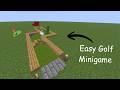 Easy Golf Minigame Tutorial ⛳ #minecraft