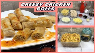 Cheesy Chicken Rolls | Ramadan Recipe @curiouscuisinesarsala