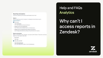 Why can’t I access reports in Zendesk?