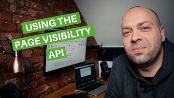Using the PageVisibility API