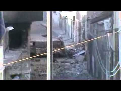 حمص باب السباع المحتل مازالت الشبيحة وكتائب بشار تحتل المنازل والاهالي مازلو متشردين 27 5 2012