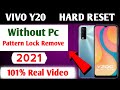 Vivo Y20 Hard Reset Without Password || Vivo Y20 Hard Reset Password Without Pc 2021