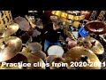 Todd Sucherman— Practicing short clips from the 2020/2021 home time Part 2