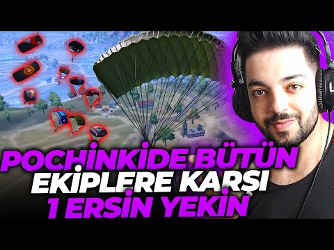 POCHİNKİ DE BÜTÜN EKİPLERE KARŞI 1 ERSİN YEKİN PUBG Mobile