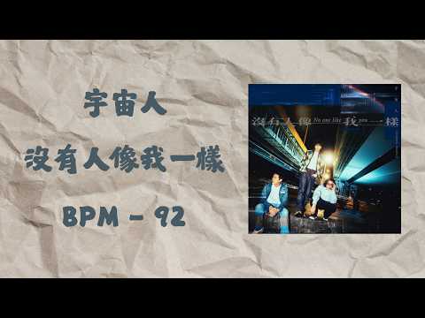 宇宙人 – 沒有人像我一樣 動態鼓譜 | Drum Sheet PDF Free Download