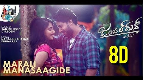 Gentleman - Marali Mansaagide 8D Song/Prajwal/Nishvika