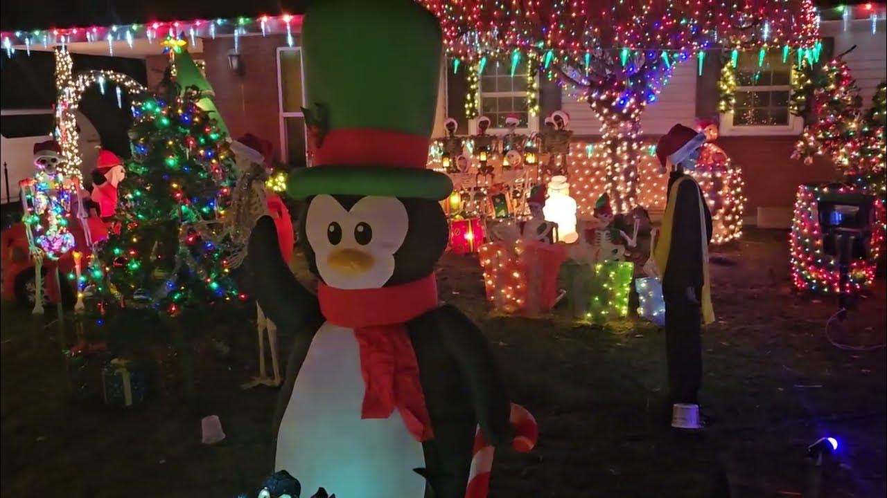 The Haunted Tents Twisted Xmas Display 2023 YouTube