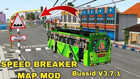 SPEED BREAKER FULLMAP MOD for BUSSID V3.7.1 #busmodforbussid#speesbreakermod #tntrafficmod  #busmod