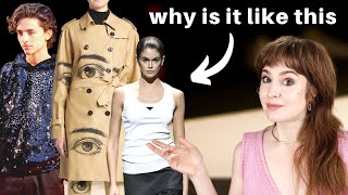 REACTING TO FALL FASHION TRENDS 2022. AND WHAT EVEN IS A TREND? AND WHAT EVEN IS FASHION