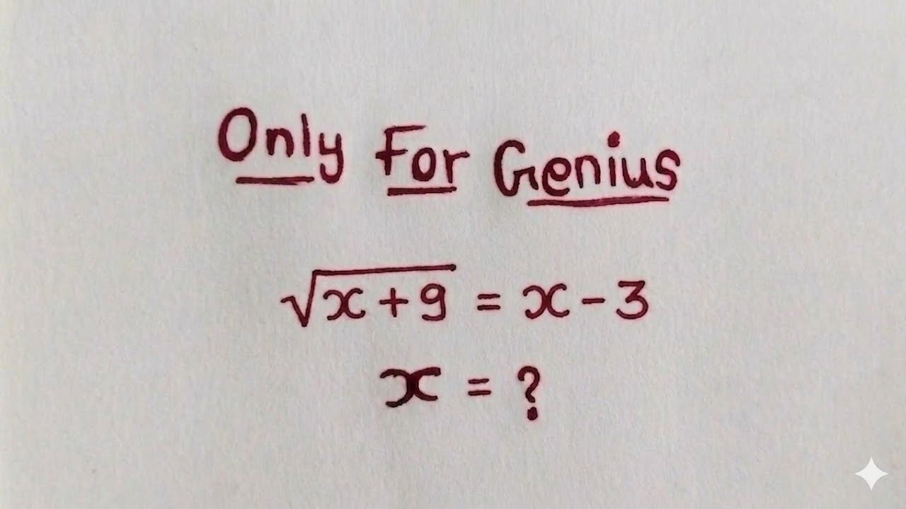 Nice algebra square root simplification problem - YouTube