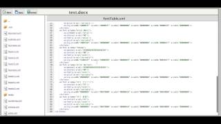 OOXML Tools chrome extension - View, analyse, edit and compare contents of OOXML documents.