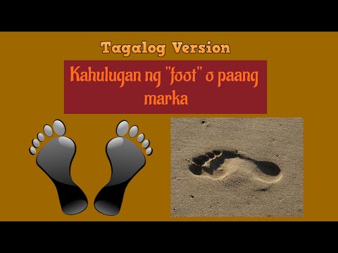 Kahulugan ng Foot o Paa Bilang Yamashita Treasure na Marka