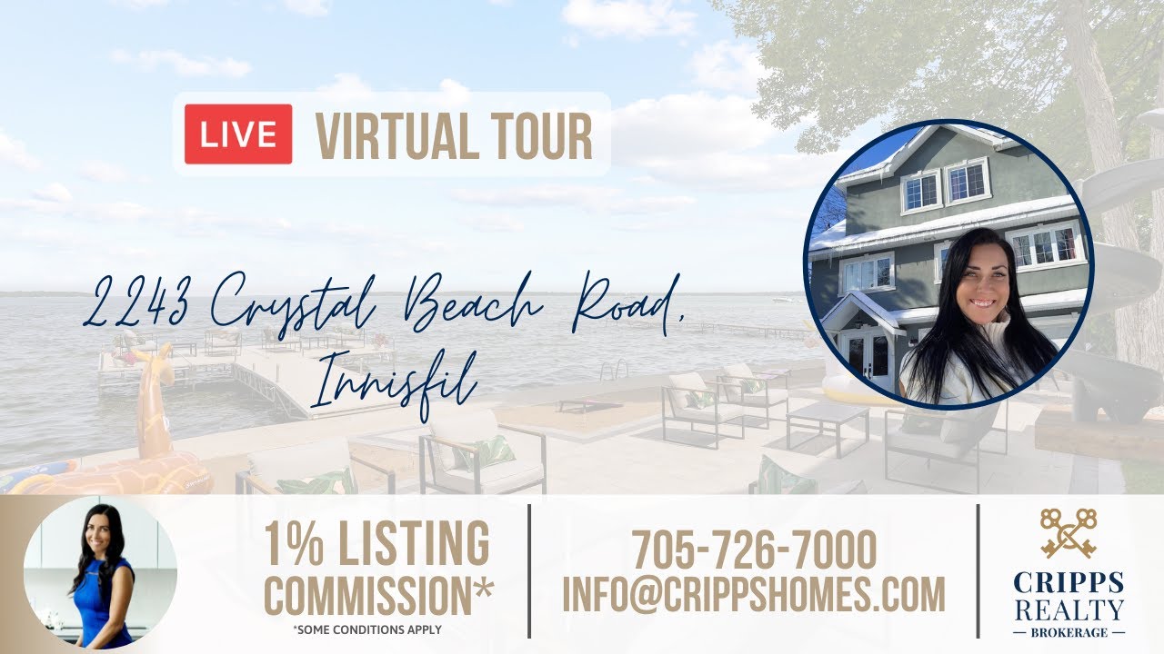 2243 Crystal Beach Road, Innisfil, Ontario L9S 3W8 Live Virtual Tour YouTube