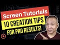 How to Make Pro-Looking Screen Tutorials: 10 Tips