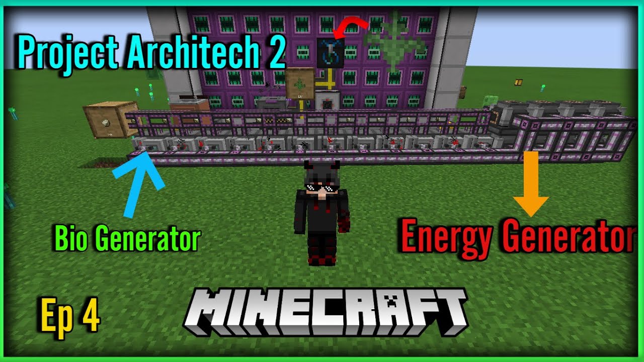 Minecraft Project Architech 2 | Bio Generator | Survival Ep4 | # ...