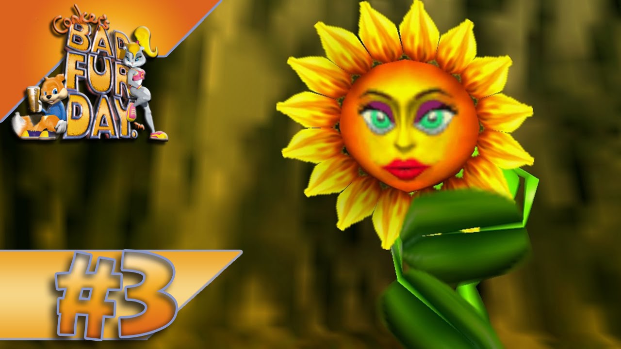 Conker's Bad Fur Day Blind #3 - "Busty Sunflower" - YouTube.