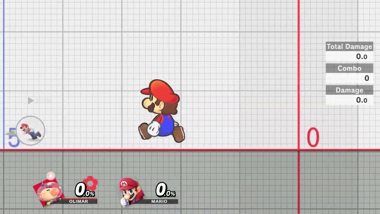 Paper Mario in Smash Bros