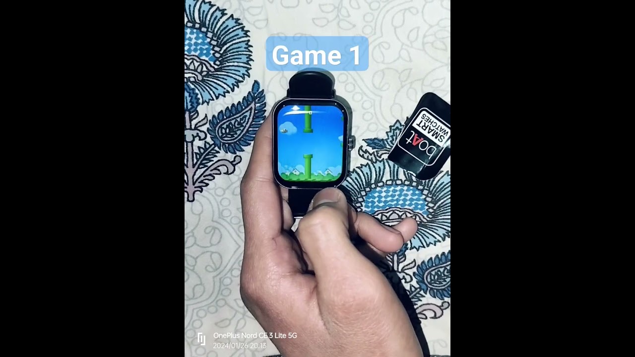 Boat Ultima Call Max smart watch best for timepass (gaming) plz like and subscribe   YouTube channel