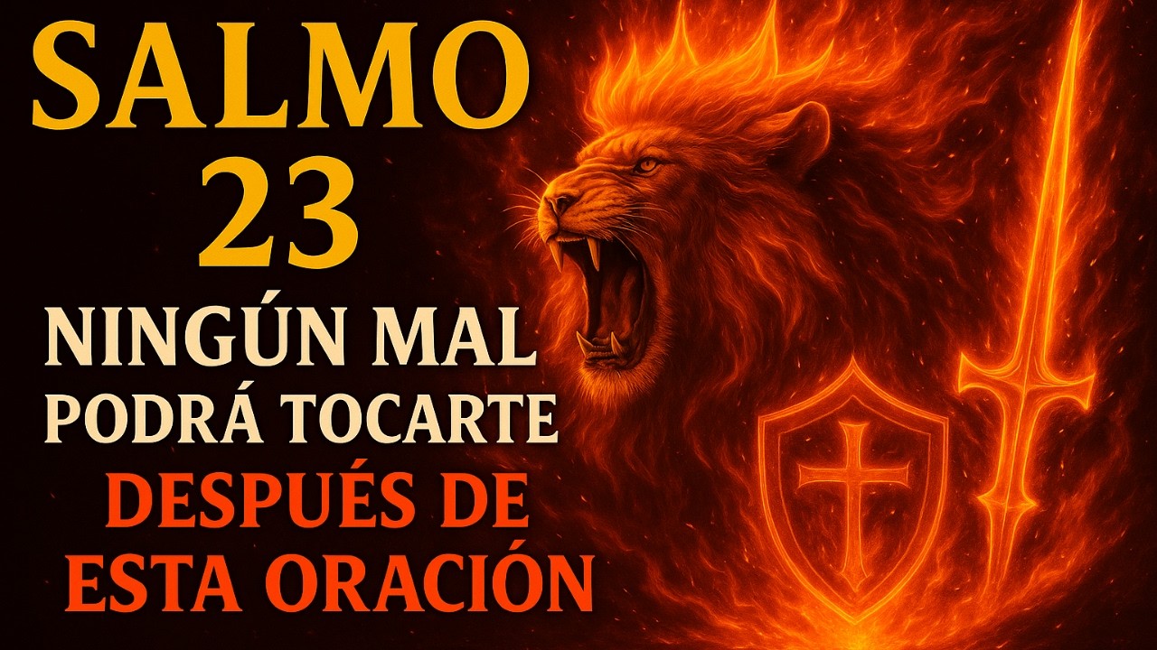 SALMO 23 ¡ORACIÓN DE GUERRA! para ROMPER MALDICIONES FINANCIERAS ENVIDIA, Y BRUJERIA