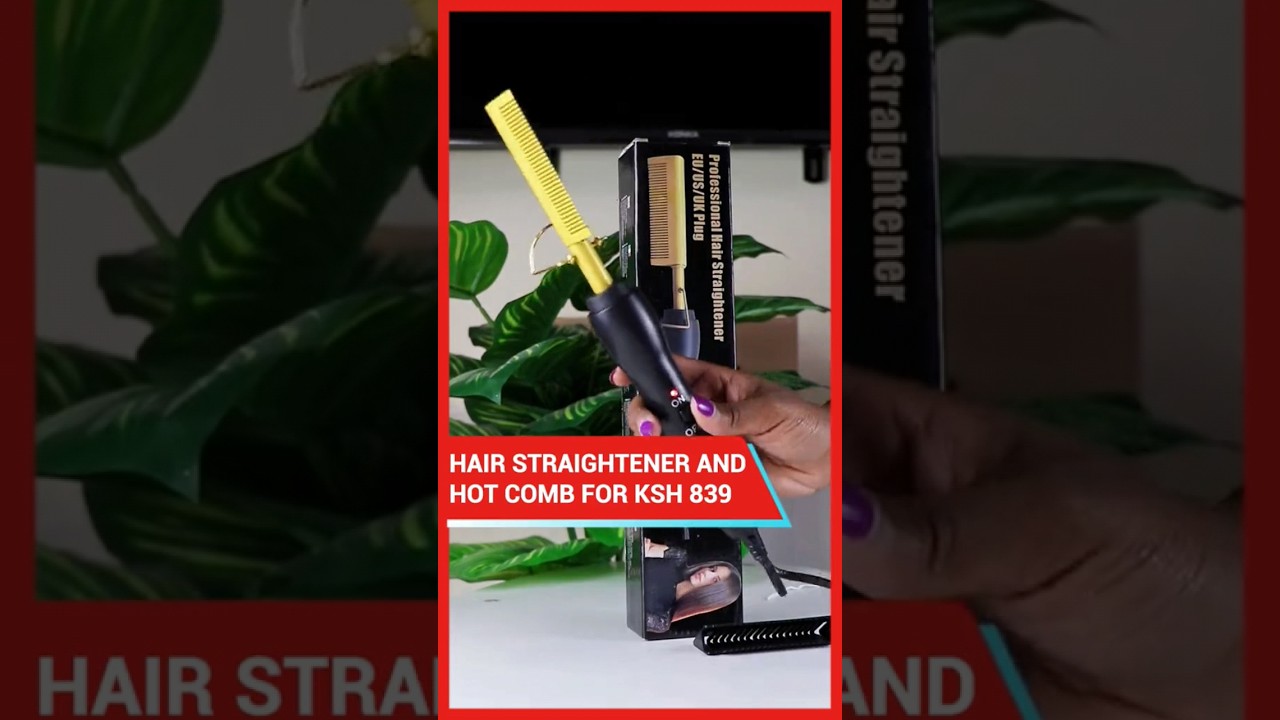 Hair straightener and hot comb for ksh.839 on Kilimall only. 