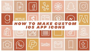 tutorial: how to make custom icons for your iphone ✦