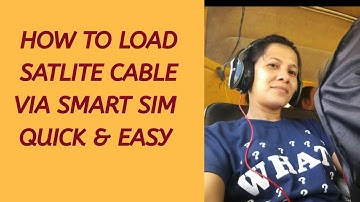 How to Load SATLITE Cable via Smart