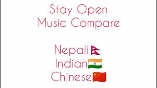 Diplo & Mo_Laure_Bipul chhetri_Zato_Vishal || Stay Open Song Compare ||#laure #bipulchhetri